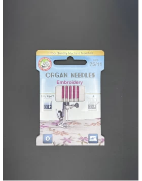 Βελονες Organ Embroidery 75/11