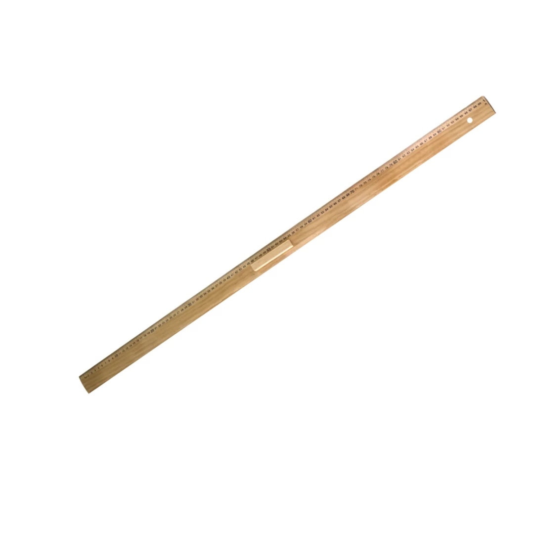 Ξύλινος Χάρακας με Λαβή (100cm)